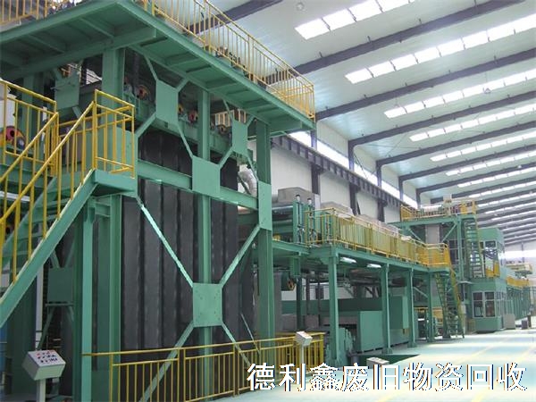 鍍鋅生產線回收，彩圖流水線設備回收